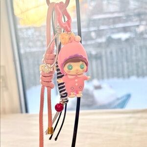 Pink cute doll Charm